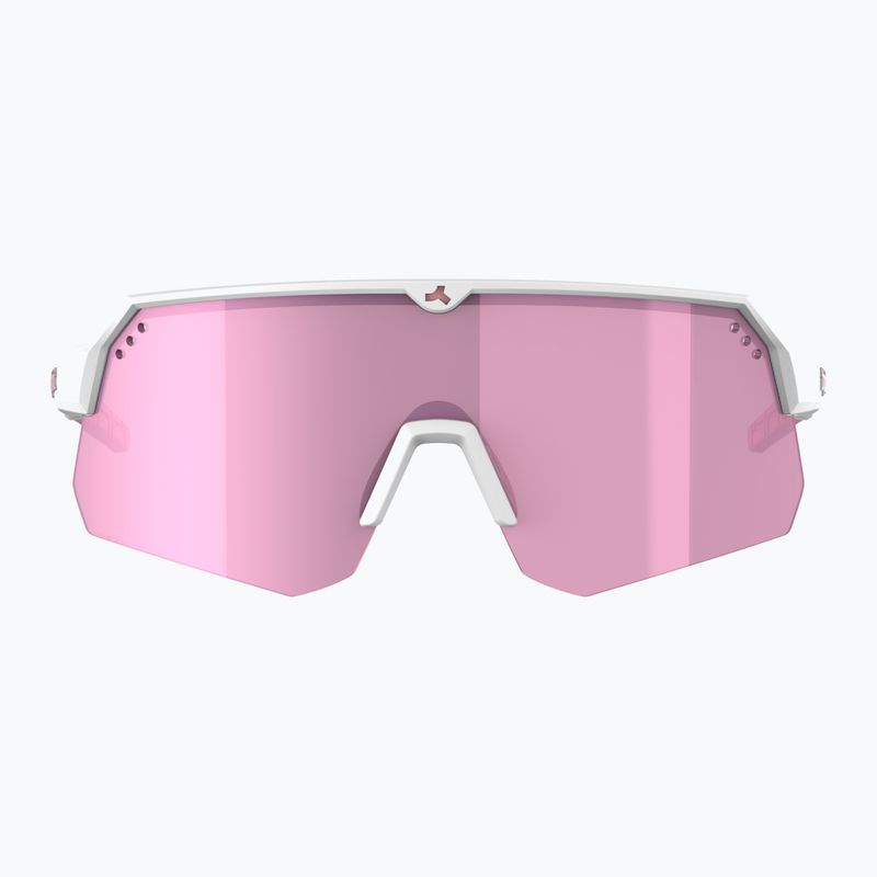 Slnečné okuliare Tripoint 001 Treriksroset matt white/brown/pink multi 2