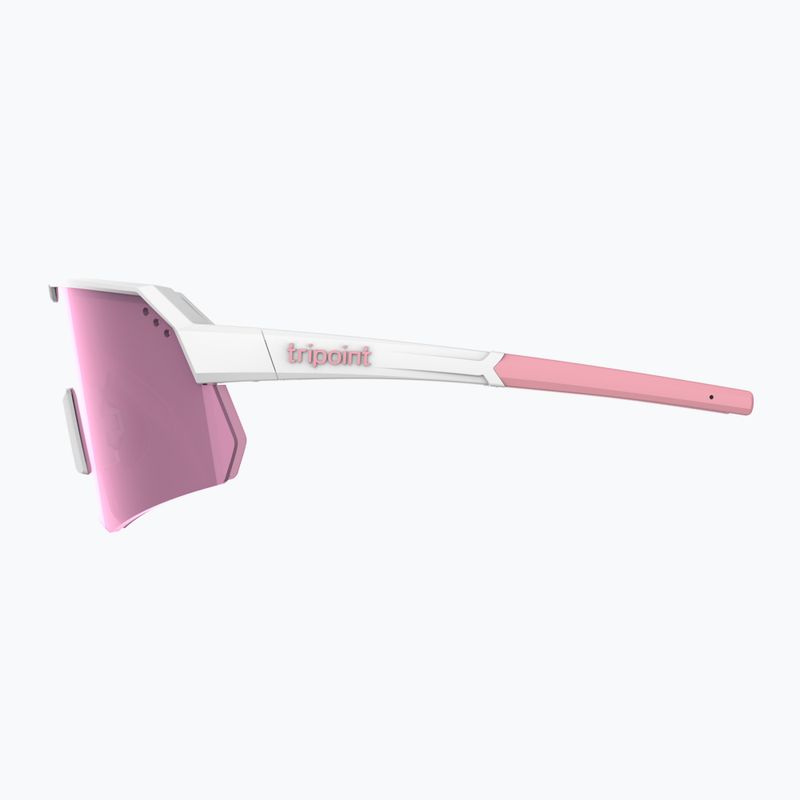 Slnečné okuliare Tripoint 001 Treriksroset matt white/brown/pink multi 3