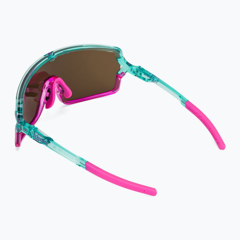 Slnečné okuliare Tripoint 008 Lake Prespa X crystal neon turquoise/brown/pink multi 2