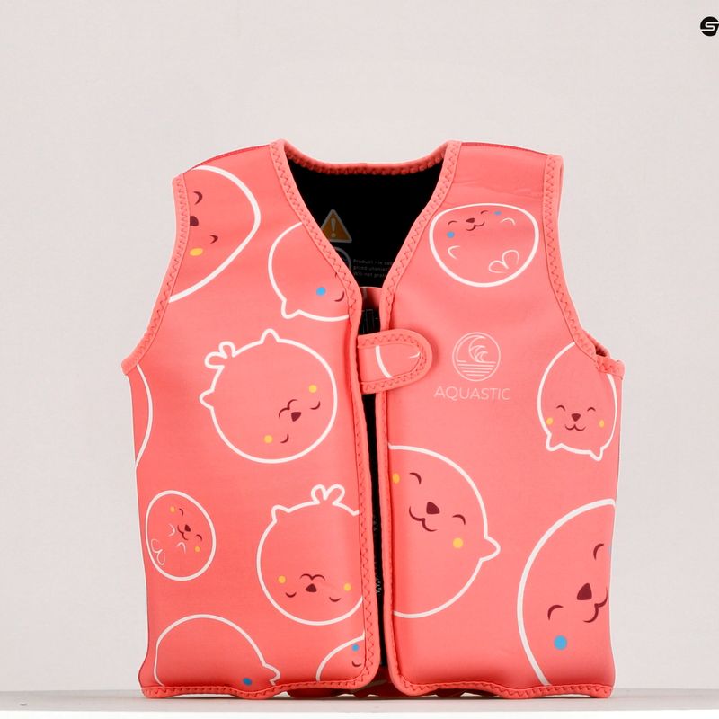 Detská vesta AQUASTIC belay pink HT-16879 15