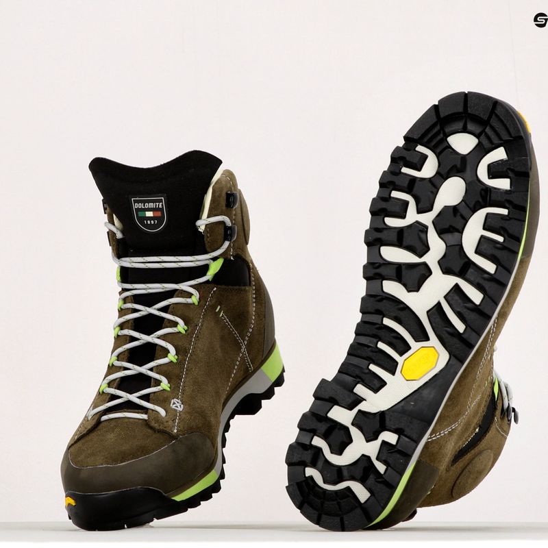 Pánske trekové topánky Dolomite 54 Hike Evo Gtx green 10
