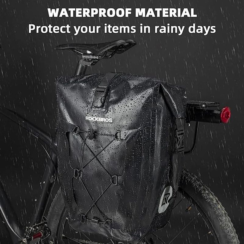 Brašne na bicykel Rockbros 30140022001 Bicycle Pannier Bag 2pcs black 5
