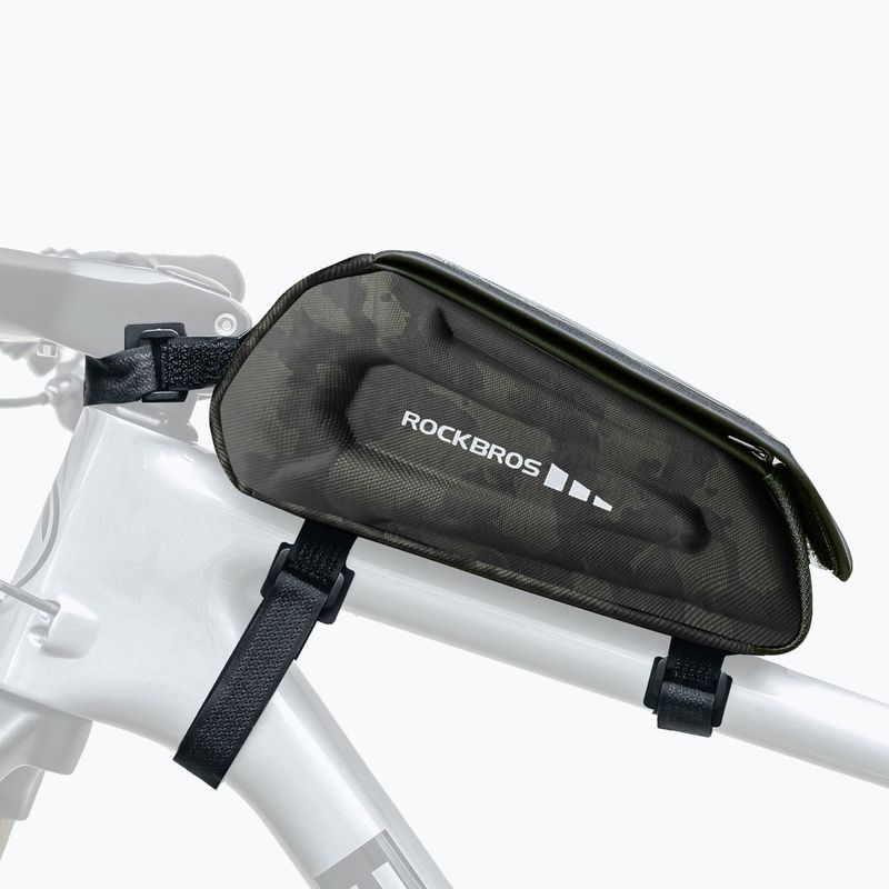 Brašna na rám bicykla Rockbros 30120064 Bike Tube Bag camouflage 2