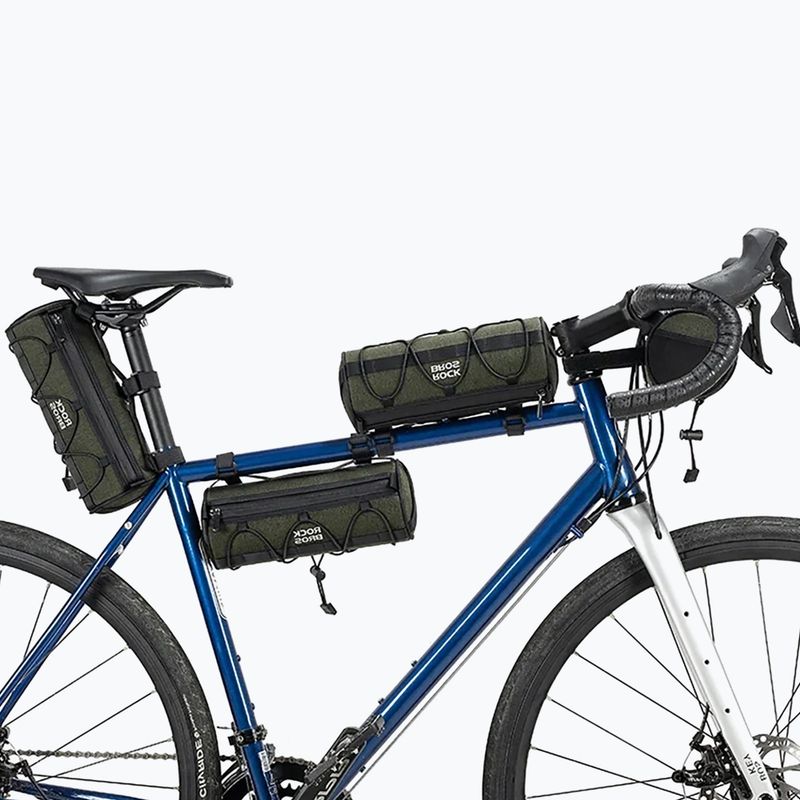 Cyklistická taška Rockbros 30110049001 Bike Front Bag 2 l green/black 6