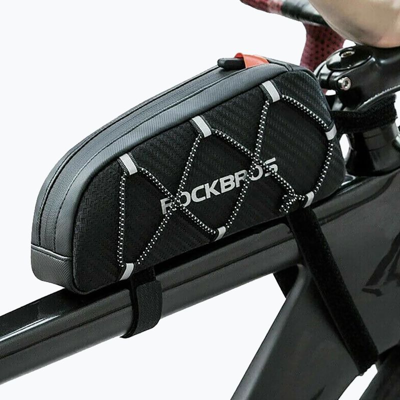 Brašna na rám bicykla Rockbros 039BK Bike Tube Bag 1 l black 3