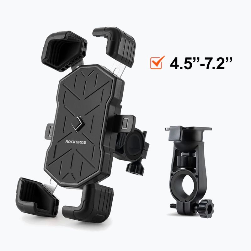 Držiak na telefón na bicykel Rockbros 25210030001 Phone Holder black 3