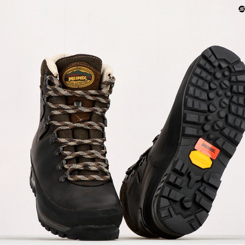 Pánske trekové topánky Meindl Engadin MFS dark brown 2863/15 9