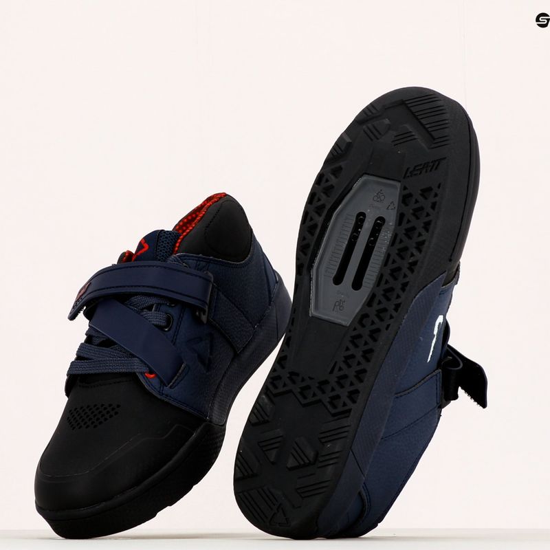 Pánska MTB cyklistická obuv Leatt 4.0 Clip navy blue/black 3021300402 11