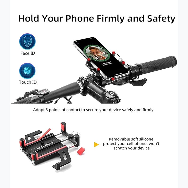 Rockbros Phone Holder 699 čierna 4