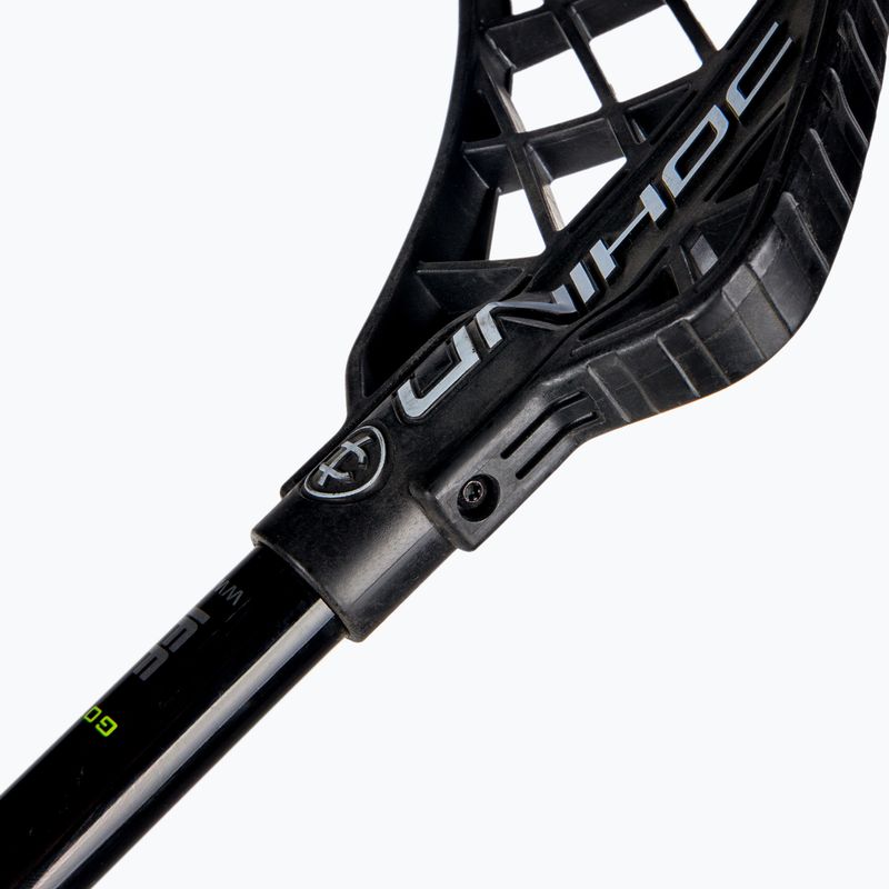 UNIHOC Sonic Top Light II 28 black and white 02688 ľavá florbalová hokejka 4