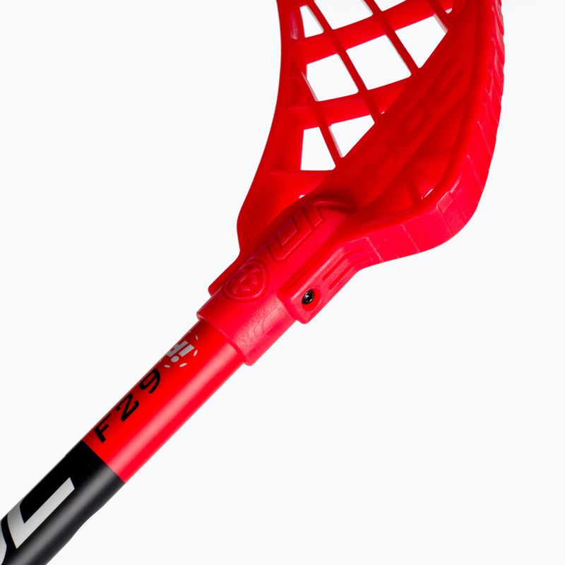 Florbalová hokejka UNIHOC Sonic Composite 29 pre ľavákov čierna/červená 04947 4
