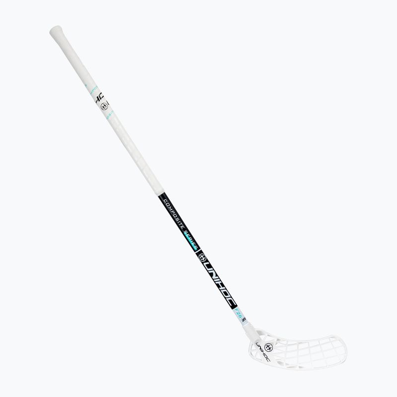Florbalová hokejka UNIHOC Iconic Composite 26 pre ľavákov čierno-biela 04941 5