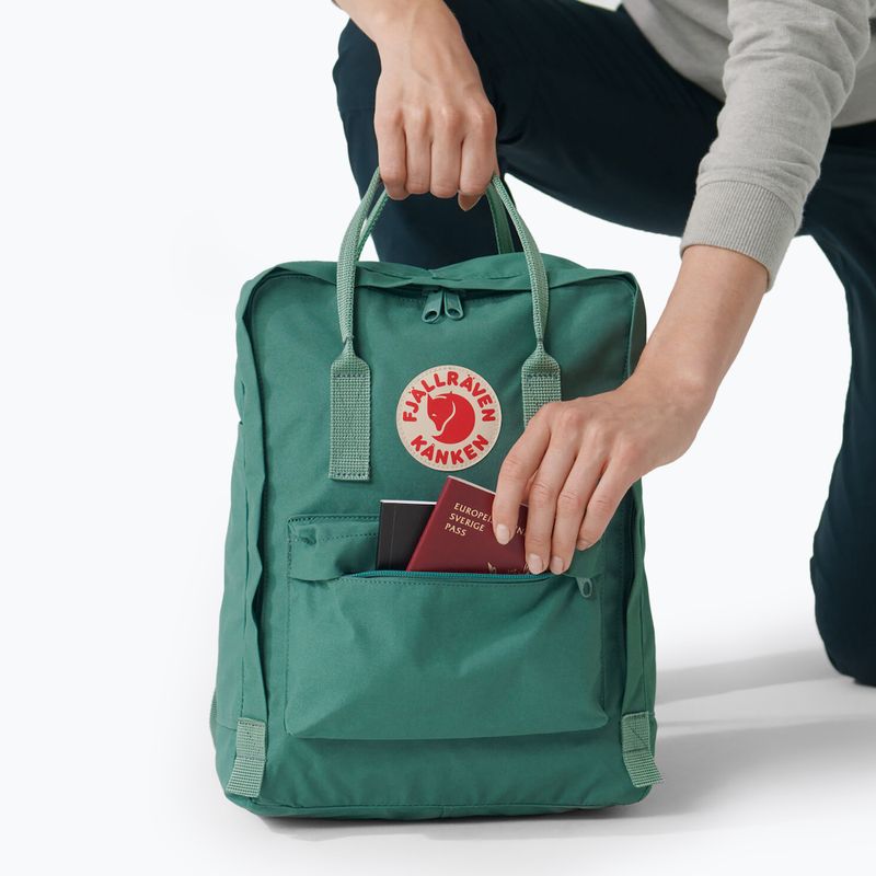 Fjällräven Kanken 16 l turistický batoh frost green 13