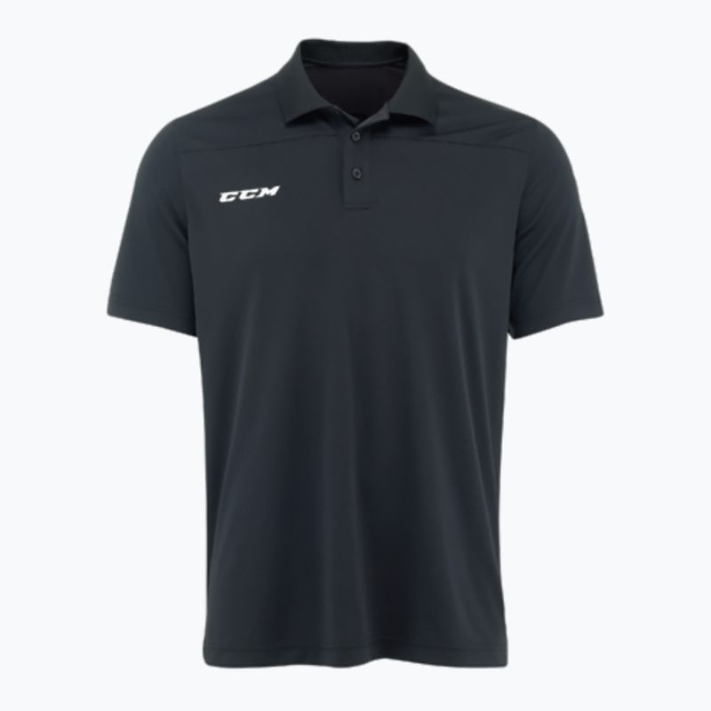 Pánske tričko CCM Polo SR čierne