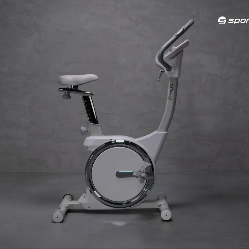 Stacionárny bicykel TREXO biely EB3 17
