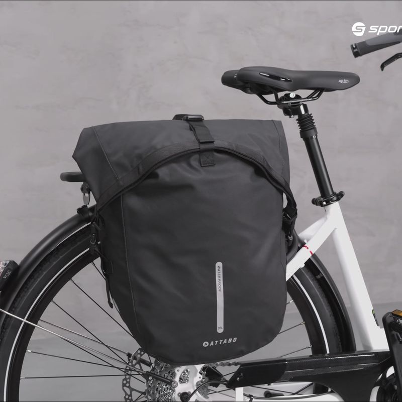 ATTABO 20L cyklistická brašna čierna APB-295 19