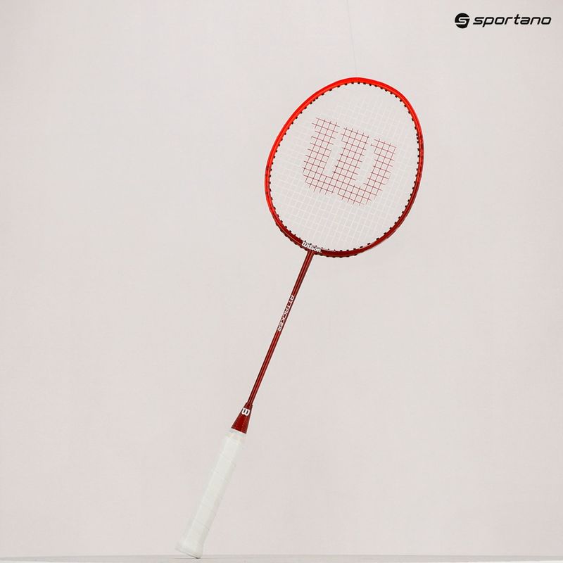 Bedmintonová raketa Wilson Attacker červená WR041610H 5