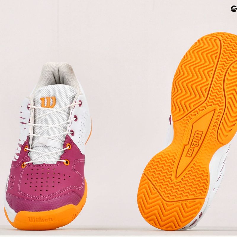 Wilson Kaos 2.0 detská tenisová obuv bielo-ružová WRS329090 9