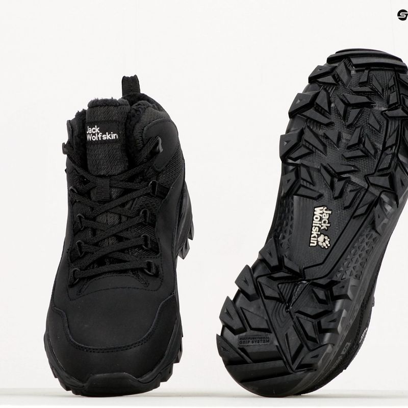 Jack Wolfskin pánske trekové topánky Everquest Texapore Mid black 4053611 10