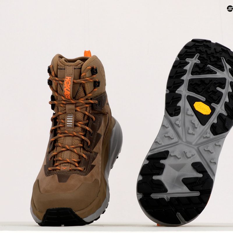 Pánske trekové topánky HOKA Kaha GTX brown 1112030 9