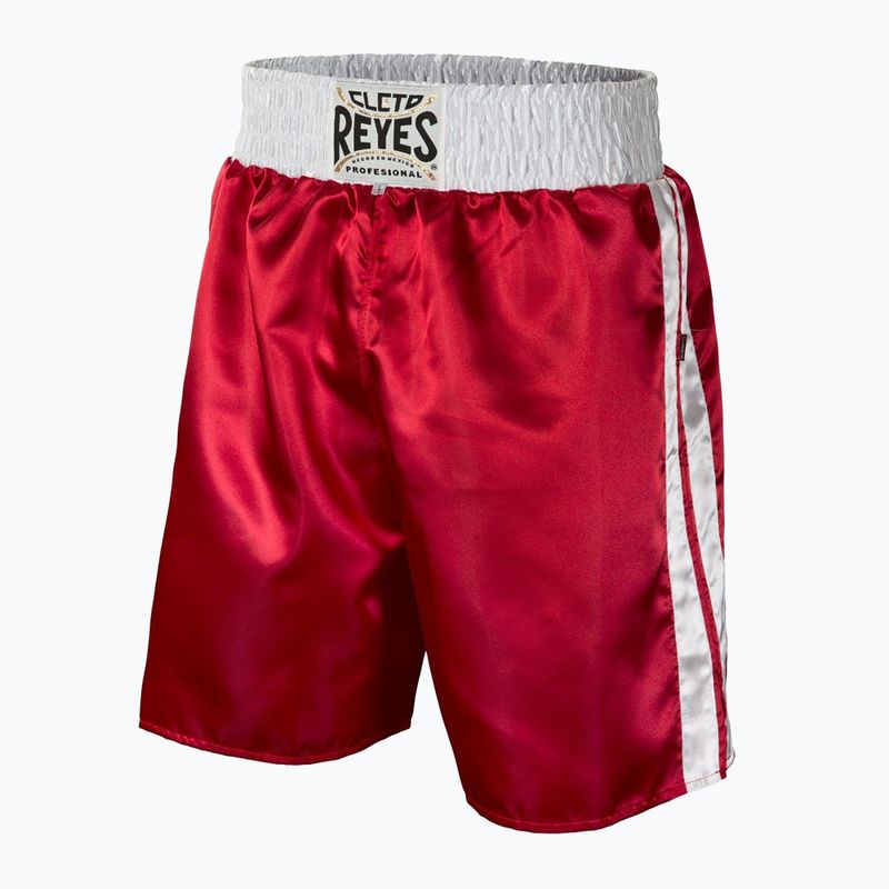 Pánske boxerkové šortky Cleto Reyes Satin Boxing red/white