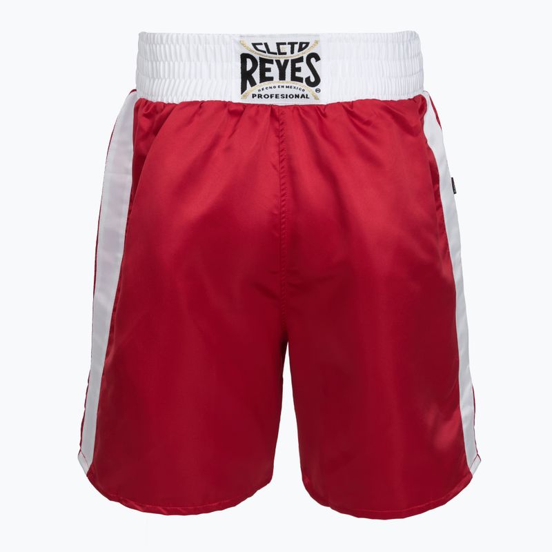 Pánske boxerkové šortky Cleto Reyes Satin Boxing red/white 2