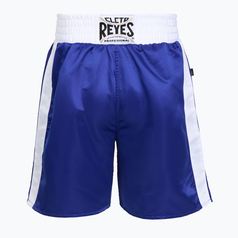 Pánske boxerkové šortky Cleto Reyes Satin Boxing blue/white 2