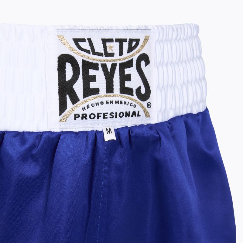 Pánske boxerkové šortky Cleto Reyes Satin Boxing blue/white 3
