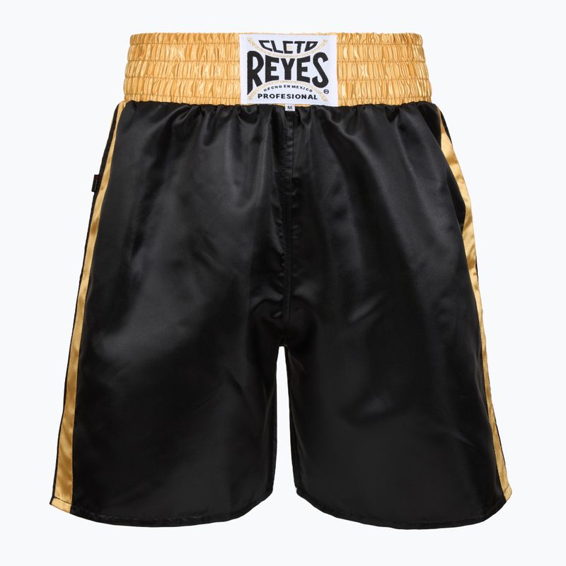 Pánske boxerkové šortky Cleto Reyes Satin Boxing black/gold