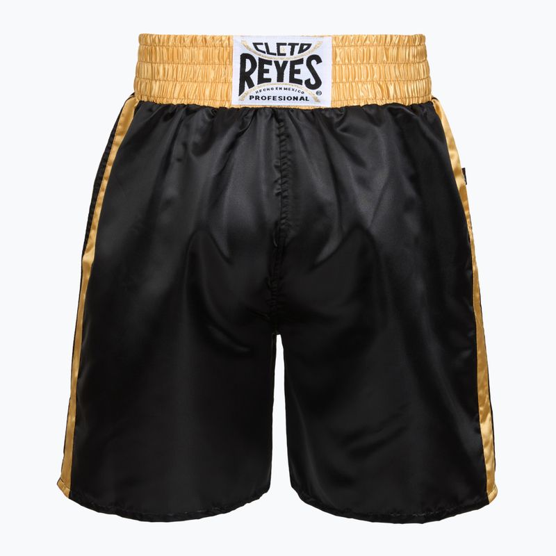 Pánske boxerkové šortky Cleto Reyes Satin Boxing black/gold 2