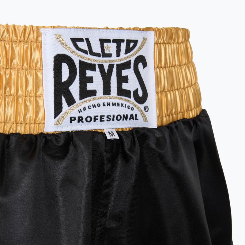 Pánske boxerkové šortky Cleto Reyes Satin Boxing black/gold 3