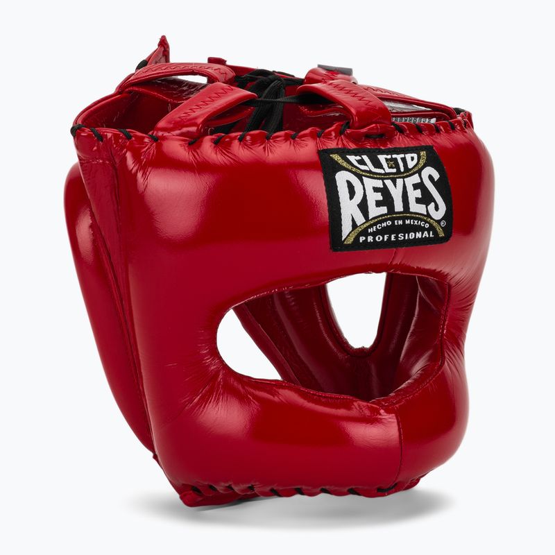 Boxerská prilba Cleto Reyes With Pointed Face Nylon Bar red