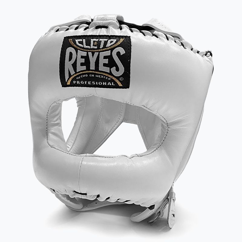 Boxerská prilba Cleto Reyes With Pointed Face Nylon Bar white