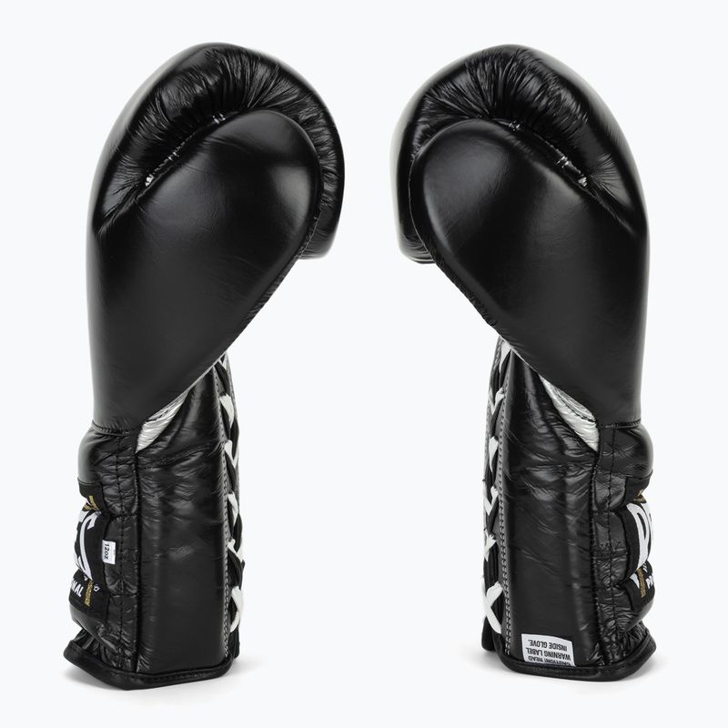 Boxerské rukavice Cleto Reyes Traning Thumb black/silver 4