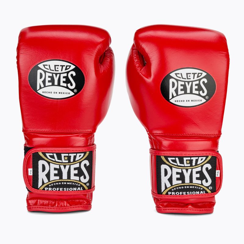 Boxerské rukavice Cleto Reyes Velcro Sparring red 2