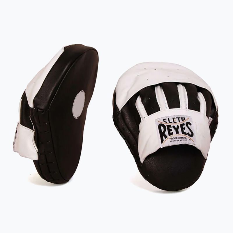 Tréningové lapy trenerskie Cleto Reyes Curved Boxing white/black 2