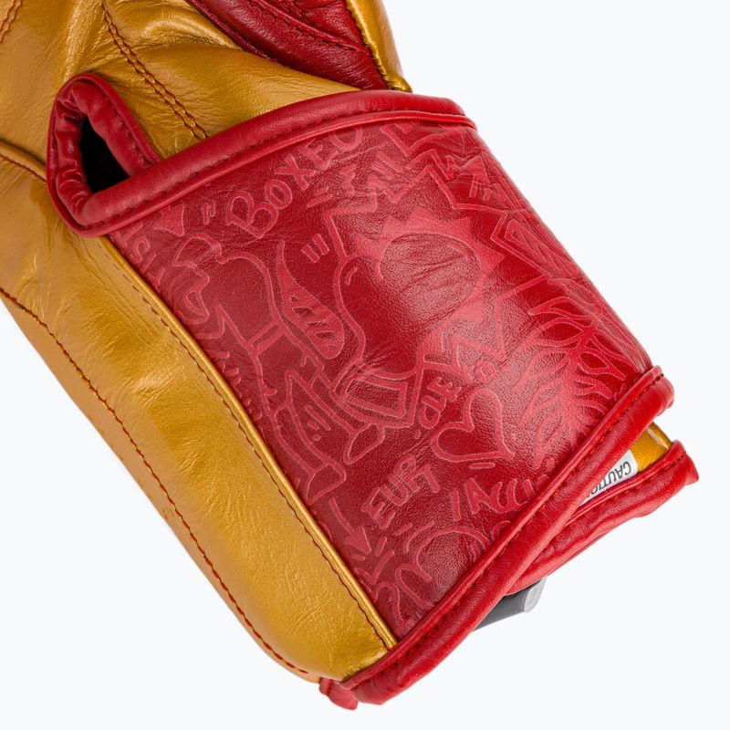 Boxerské rukavice Cleto Reyes High Precision Training Leather red/gold 7