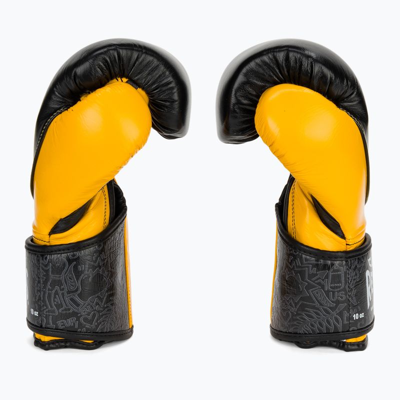 Boxerské rukavice Cleto Reyes High Precision Training Leather black/yellow 4
