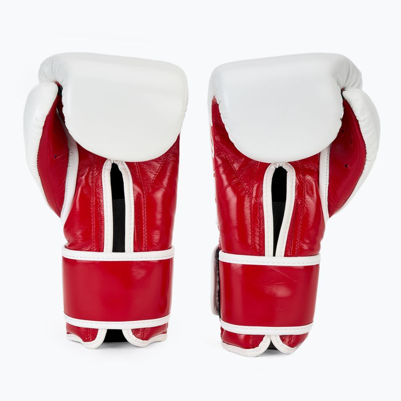 Boxerské rukavice Cleto Reyes Velcro Sparring red/white green red 2