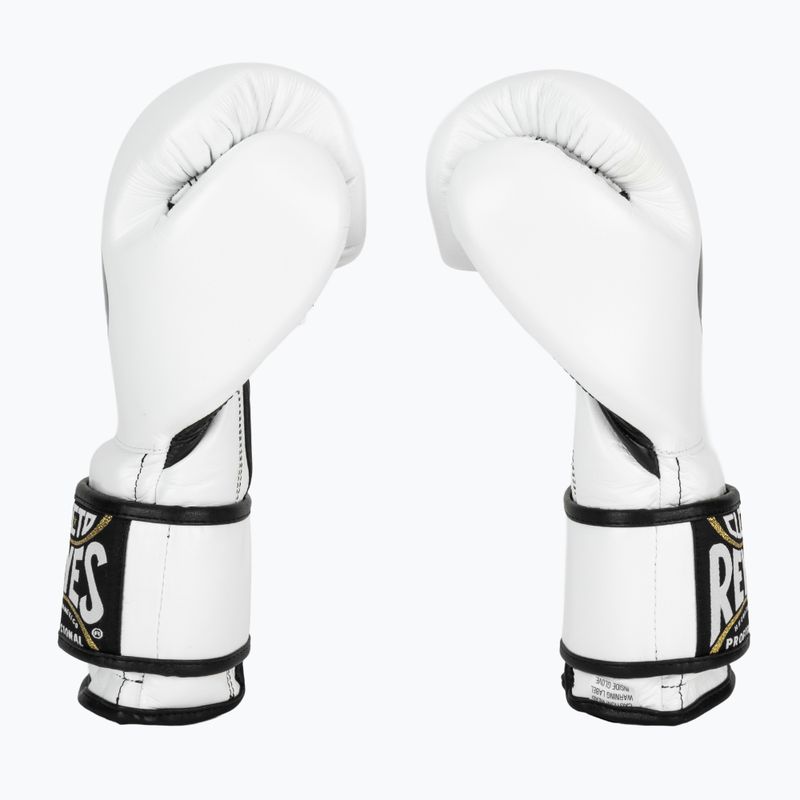 Boxerské rukavice Cleto Reyes Velcro Sparring white/black 3