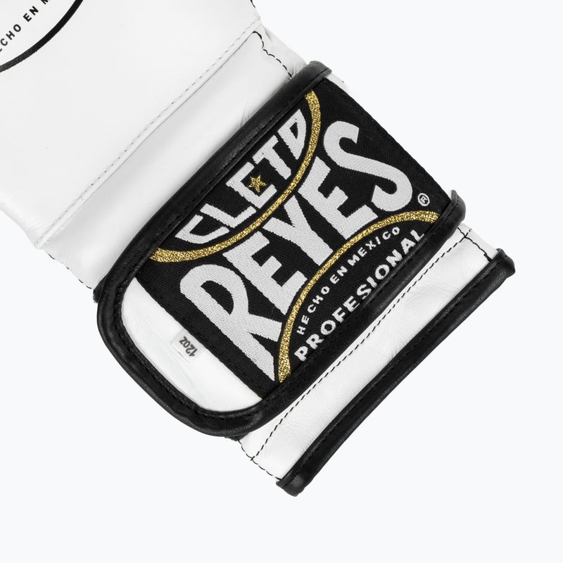 Boxerské rukavice Cleto Reyes Velcro Sparring white/black 5