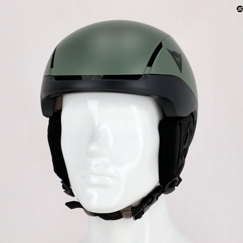 Lyžiarska prilba Dainese Elemento military green/black 9