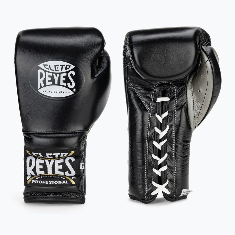 Boxerské rukavice Cleto Reyes Lace Up Sparring black