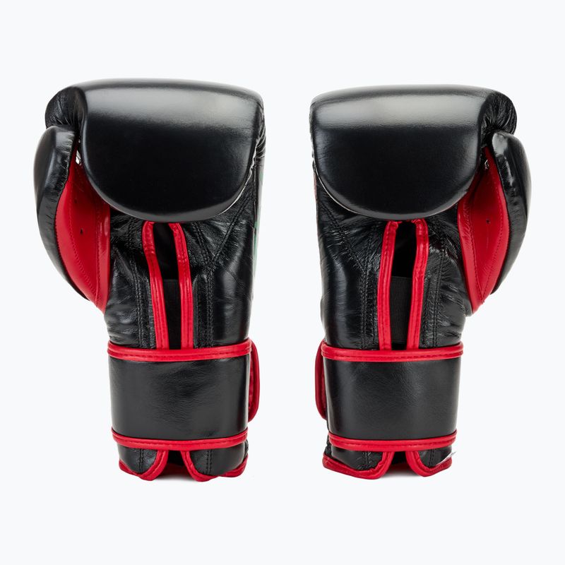 Boxerské rukavice Cleto Reyes Velcro Sparring black/red/white green red 2