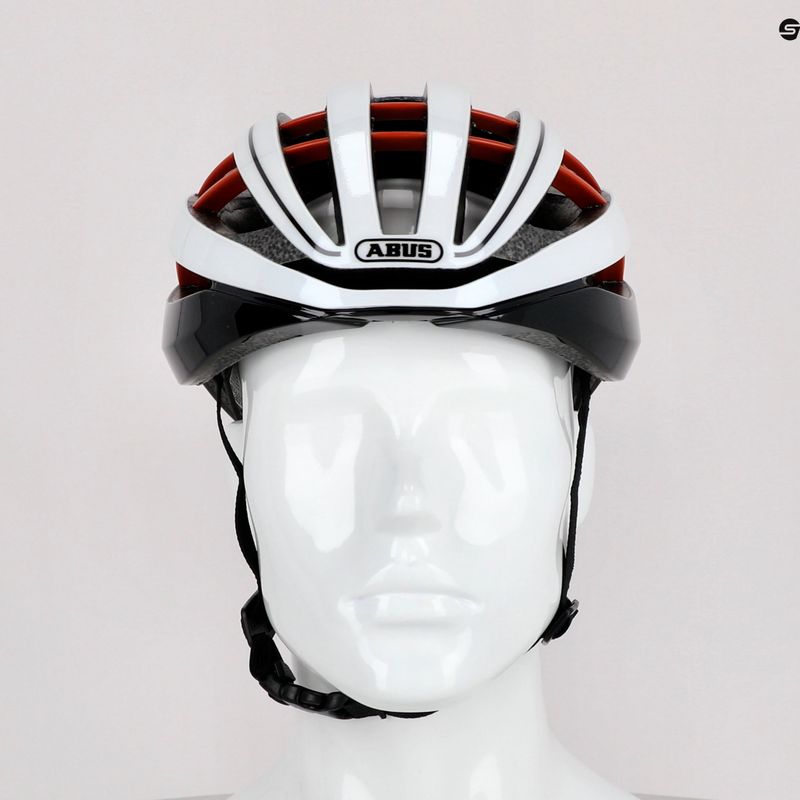 Cyklistická prilba ABUS Aventor blaze red 77627 9