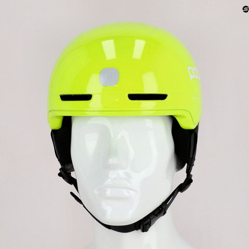 Detské lyžiarske prilby POC POCito Obex MIPS fluorescent yellow/green 9