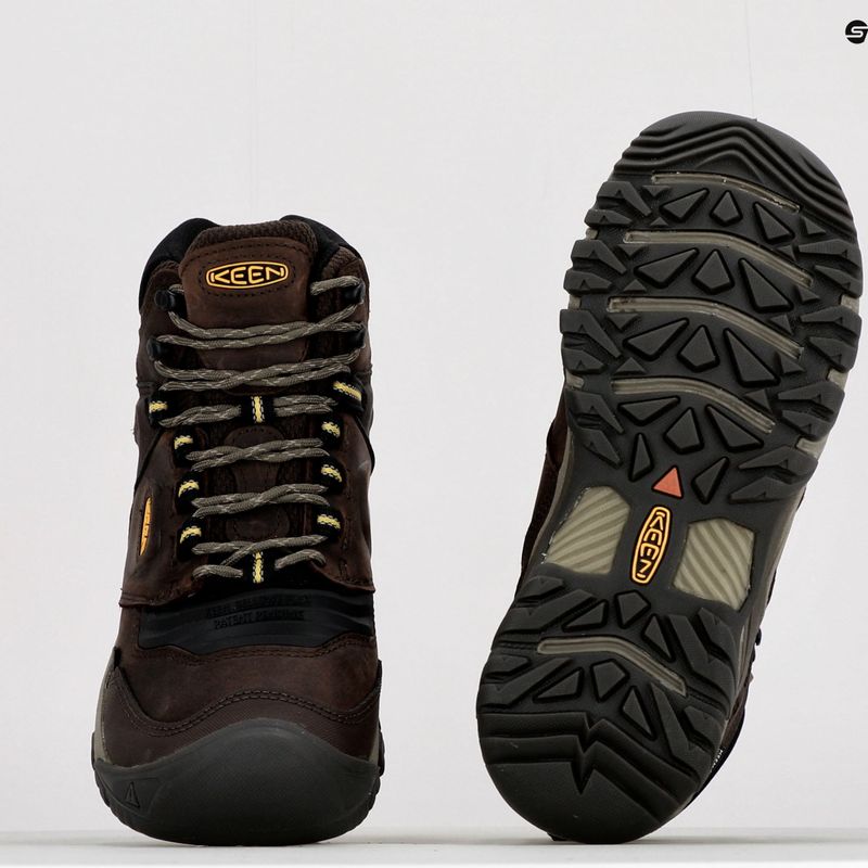 KEEN Ridge Flex Mid pánska treková obuv hnedá 1026614 17
