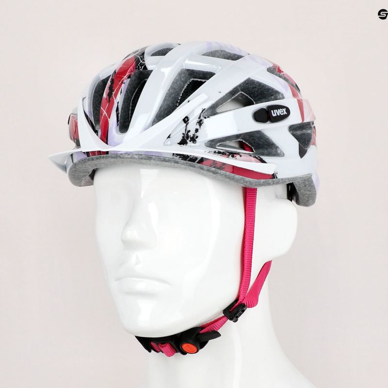 Cyklistická prilba UVEX Air Wing ružová S4144260115 9