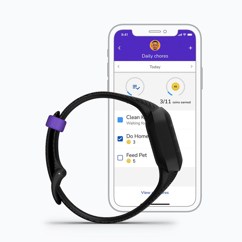 Detský smartband Garmin Vivofit Jr 3 Marvel Black Panther black 6