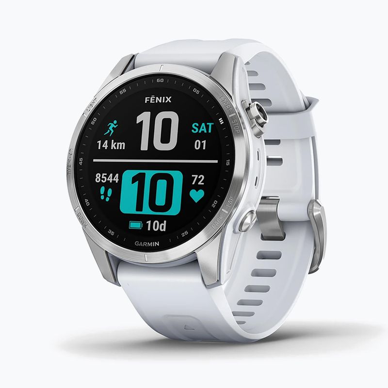 Hodinky Garmin Fenix 7S Hrm Elevate Ox strieborné 010-02539-03